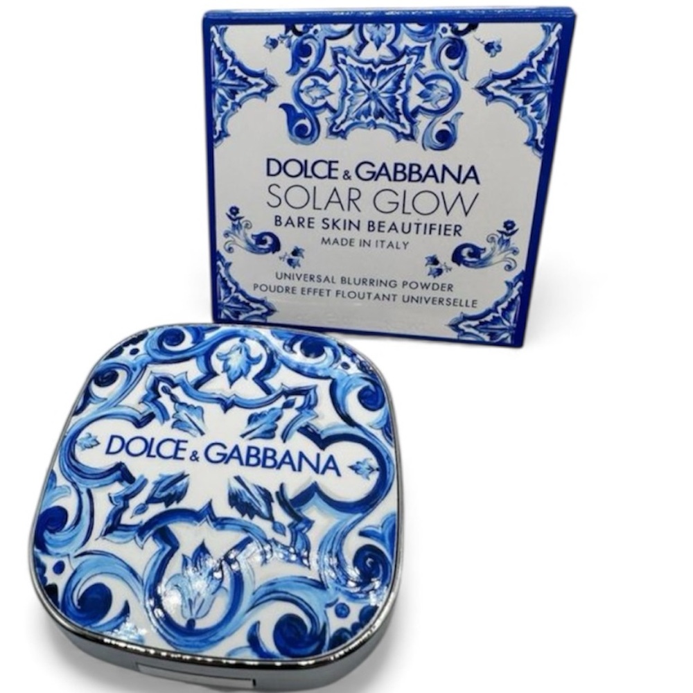 Dolce & Gabbana Blue and White Solar Glow Compact